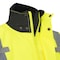 Pioneer Ripstop Jacket, Green, XL, Zipper with Snap Storm Placket, Black, Hi-Vis Yellow, XL V1200261U-XL - alternate 3